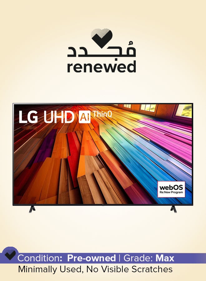 LG Renewed - LG 43 inch Smart TV 43UT73 black - Image 1