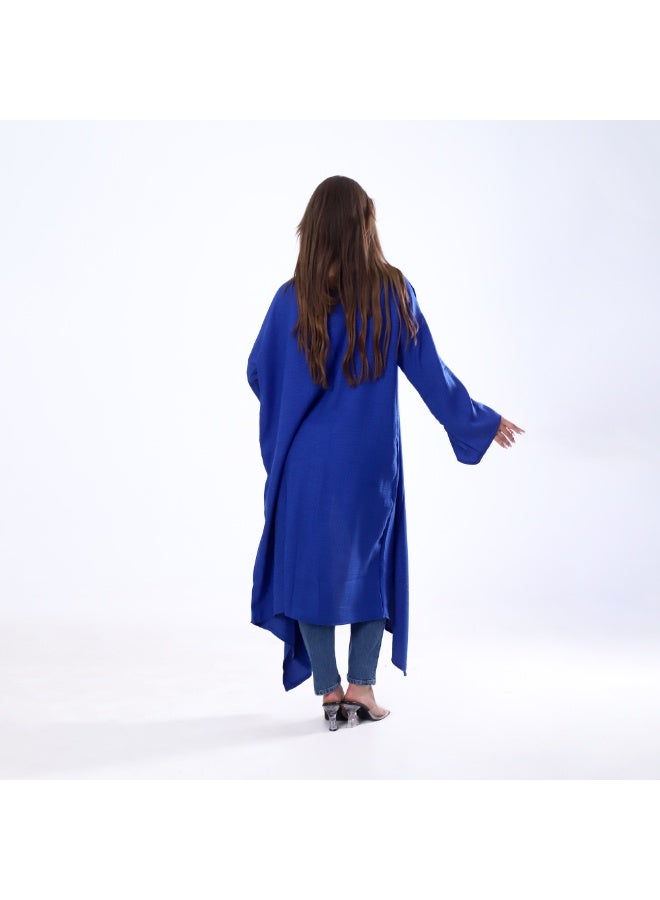 بيبو كرديجان حريمي ساده طويل مقاس حر يناسب من 60 إلى 85 كجم تقريبا_ازرق - Image 3