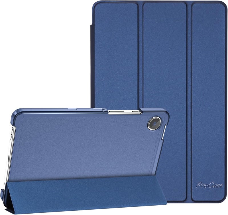 Procases For Galaxy Tab A9 8.7 Inch 2023 Case, Slim Stand Hard Back Shell Protective Smart Cover Case For 8.7" Galaxy Tab A9 2023 Sm-X110/X115/X117 -Navy - Image 1