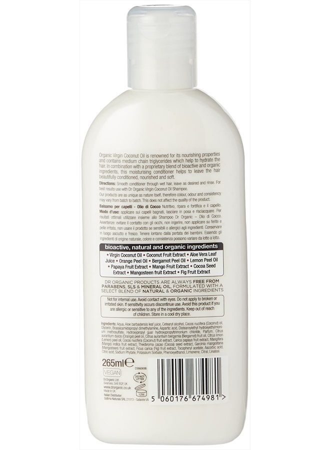 dr.organic Organic Doctor Organic Virgin Coconut Oil Conditioner, 9 fl.oz. - Image 2
