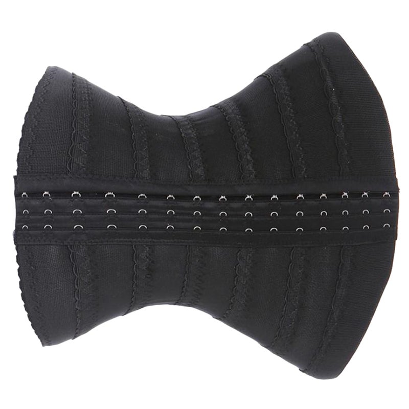 2pcs Waist Tummy Breathable Seamless Shaper Corset Girdle Costume Supplies Clothes Accessories for Woman (S Size, Black) - Image 1