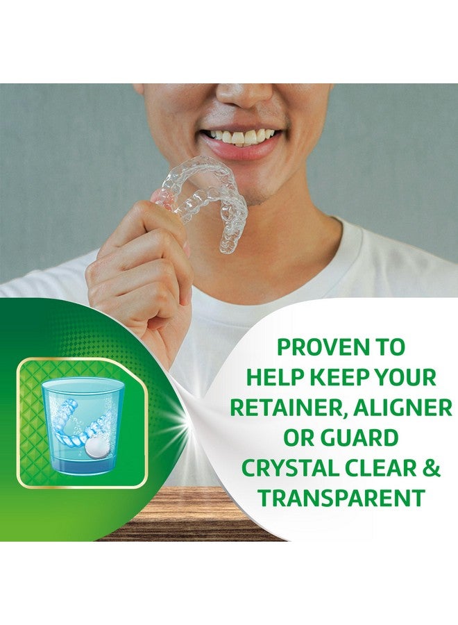 Polident 3 Minute Denture Cleanser Tablets - Cleans Removable Oral Appliances, Clear Retainers, And Mouth Guards - 84 Count (Pack Of 3)