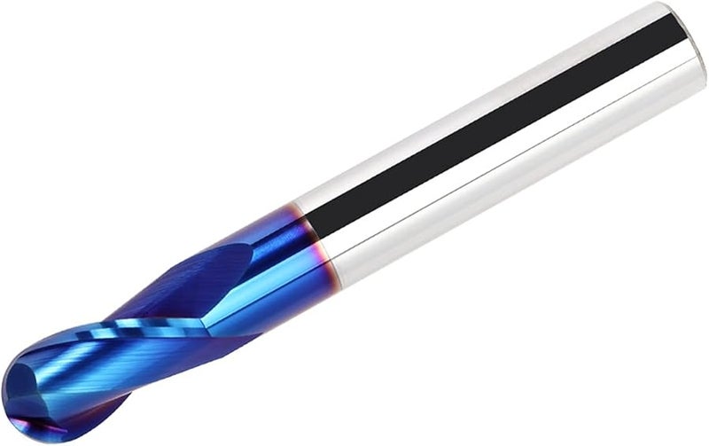 HRC 65 مطحنة نهاية كروية 2 فلوت كربيد CNC قاطع حلزوني R2 0xD4xL100 - Image 3