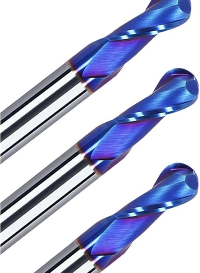 HRC 65 مطحنة نهاية كروية 2 فلوت كربيد CNC قاطع حلزوني R2 0xD4xL100 - Image 5