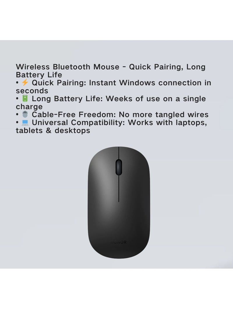Honor Mouse 2 - Your Perfect Wireless Companion for Work, Home, and On-the-Go Computing Black - Image 4