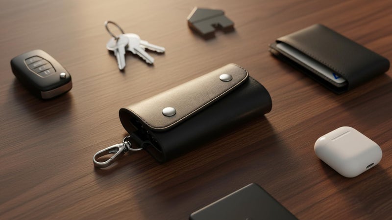 INSTABUYZ Black Key Pouch/Wallet Stylish/Wallet Black Key Pouch/Leather Key-chain - Image 5