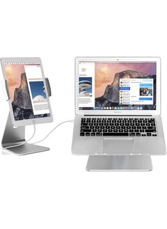 إيروريكس حامل كمبيوتر محمول من الألومنيوم Ap 2V بارتفاع قابل للتعديل وتصميم مريح لأجهزة الكمبيوتر المحمولة مقاس 11 بوصة و17 بوصة، حامل كمبيوتر محمول محمول من الألومنيوم باللون الفضي  - Image 5