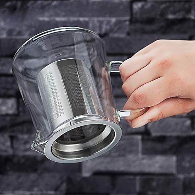 OBOR Mini Size Glass Teapot Tea Kettle  Borosilicate Stovetop Safe Small Tea Maker With Removable Infuser For Blooming And Loose Leaf 450Ml15Oz - Image 5