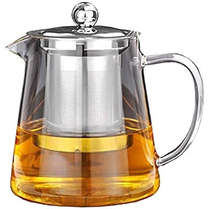 OBOR Mini Size Glass Teapot Tea Kettle  Borosilicate Stovetop Safe Small Tea Maker With Removable Infuser For Blooming And Loose Leaf 450Ml15Oz - Image 1