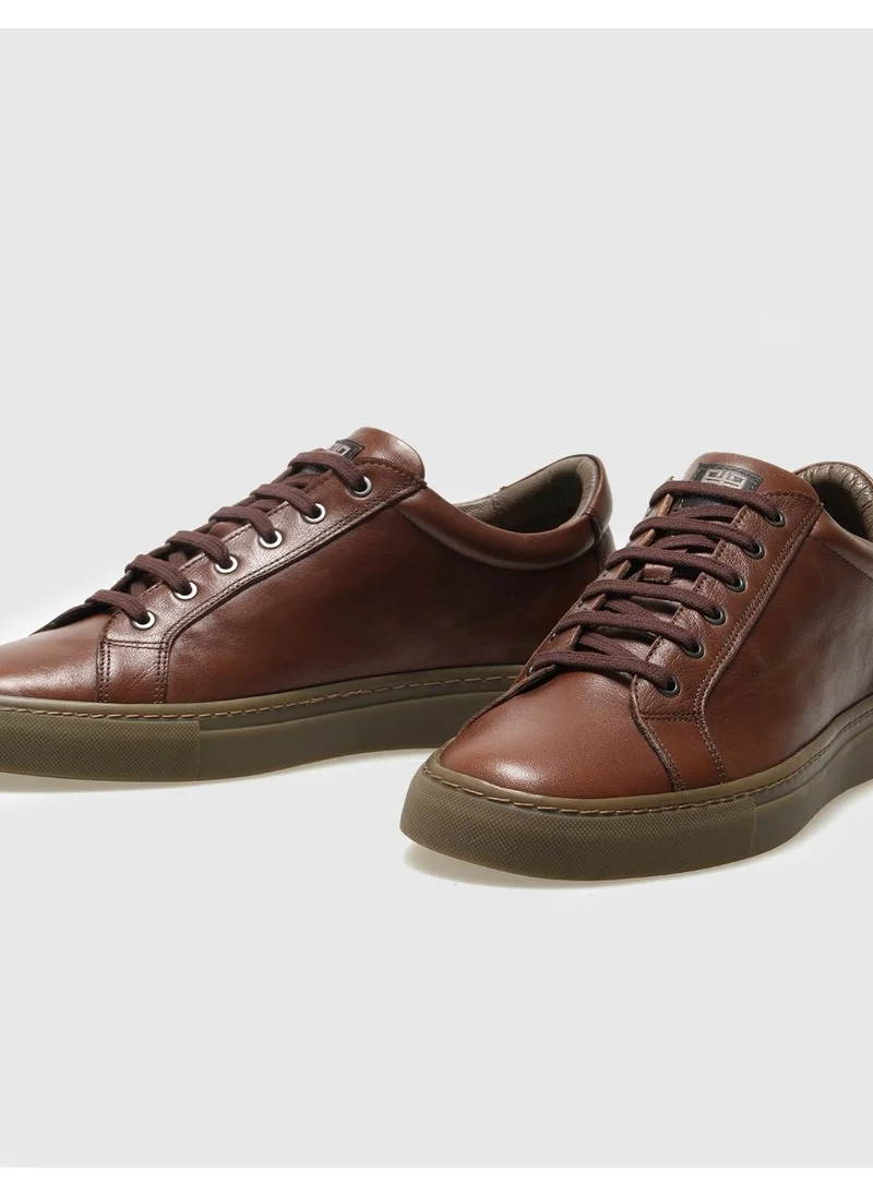 Cabani Leather Tan Lace-Up Men's Sneaker