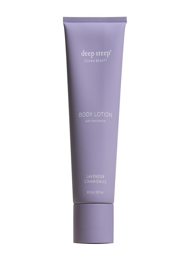 Deep Steep Body Lotion with Niacinamide for Long Lasting Hydration 8oz (8 Fl Oz (Pack of 1), Lavender Chamomile) - Image 1