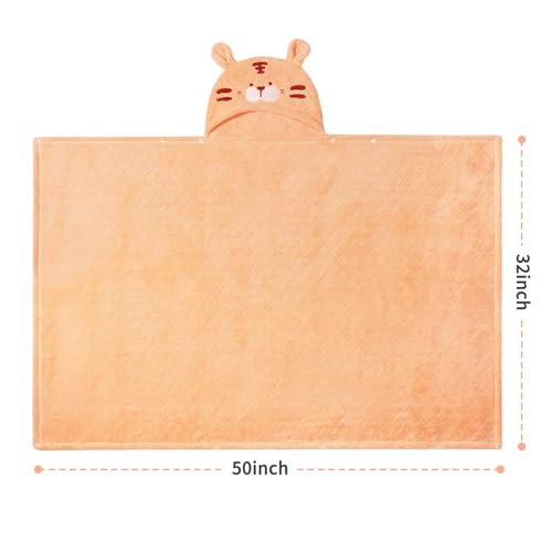 FUBANRAY Toddler Towels with Hood Kids Towels Bath Baby Hooded Towel for Kids 05 Years 2Pack Soft Absorbent Baby Bath Towel Hooded Toddler Bath Towel Thick 50x32 - Image 3