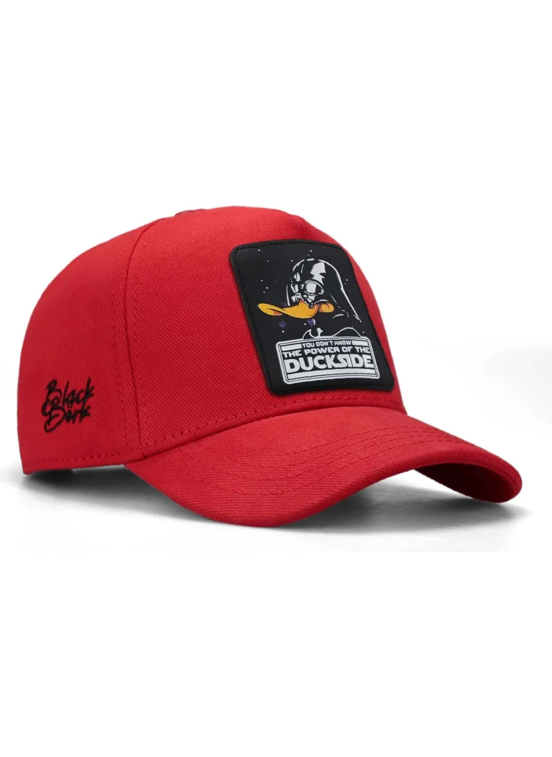 Black Börk V1 Kids Baseball Duckside - Unisex Red Kids Hat (Cap) with 11 Code Logo