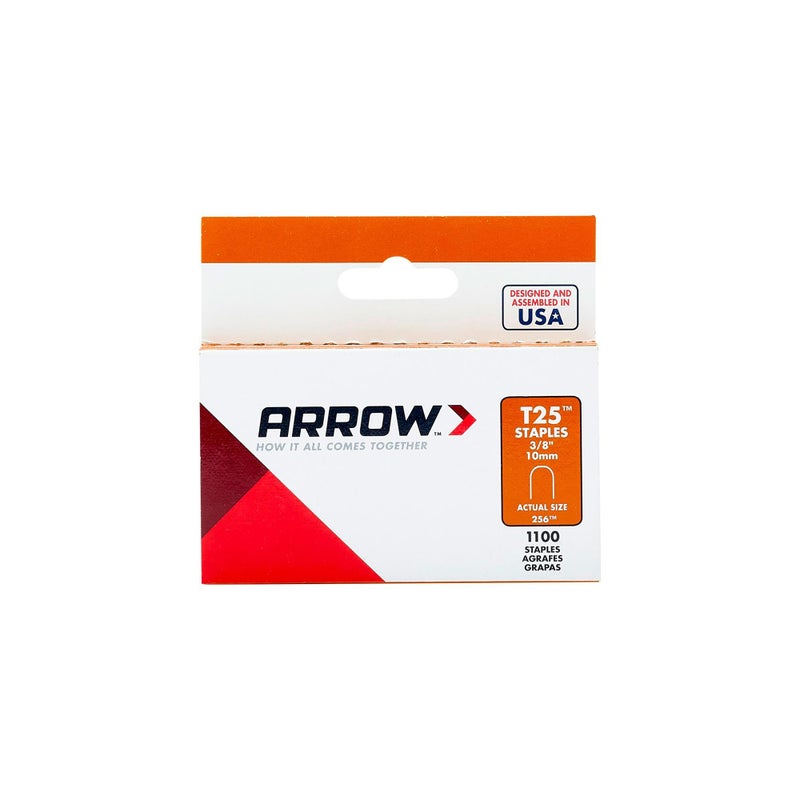 Arrow Fastener Arrow Heavy Duty T25 Round Crown Staples for Cable and Low Voltage Wiring for Marine Applications 1100 Pack Leg Length 38Inch Crown Width 14Inch - Image 2