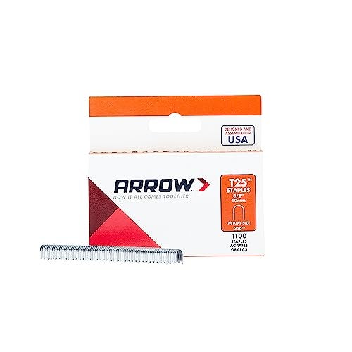 Arrow Fastener Arrow Heavy Duty T25 Round Crown Staples for Cable and Low Voltage Wiring for Marine Applications 1100 Pack Leg Length 38Inch Crown Width 14Inch - Image 3