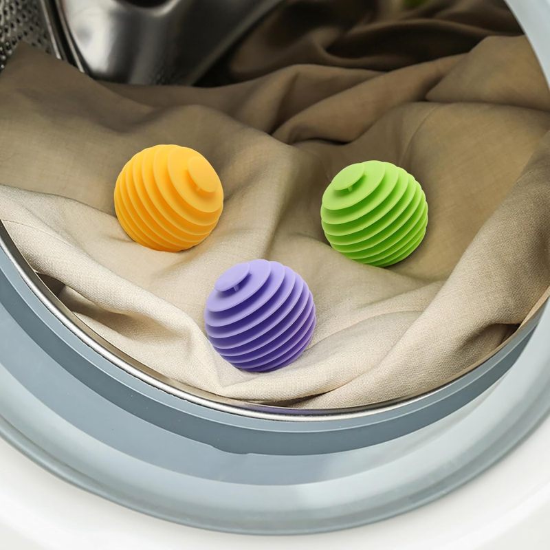Reusable Dryer Balls: Eco-Friendly Fabric Softener Alternative - Static Cling Reducer, Wrinkle Reducing Laundry Accessory for Home Laundry Use - Image 3