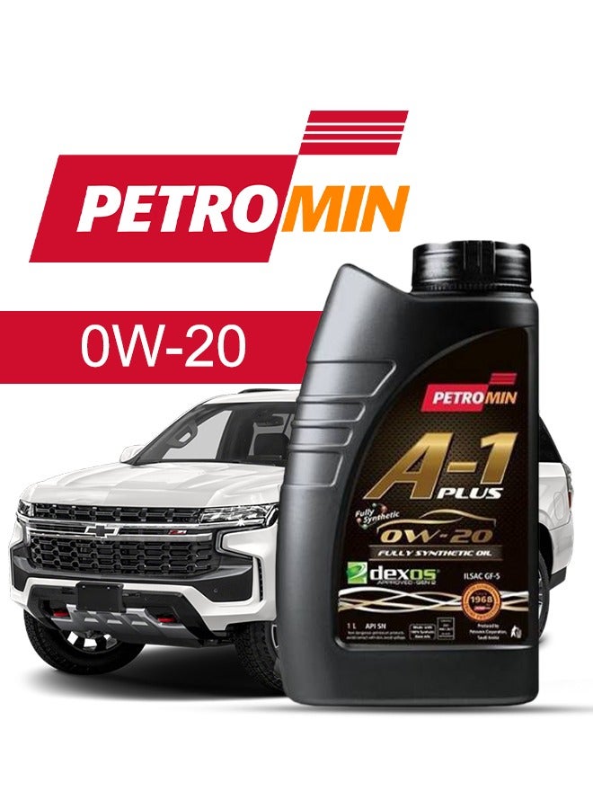 Petromin Engine Oil – For Chevrolet Tahoe V8 2013 - 2007, 6 Liter,  0w20 Petromin - With Engine Oil Filter - 2007 2008 2009 2010 2011 2012 2013