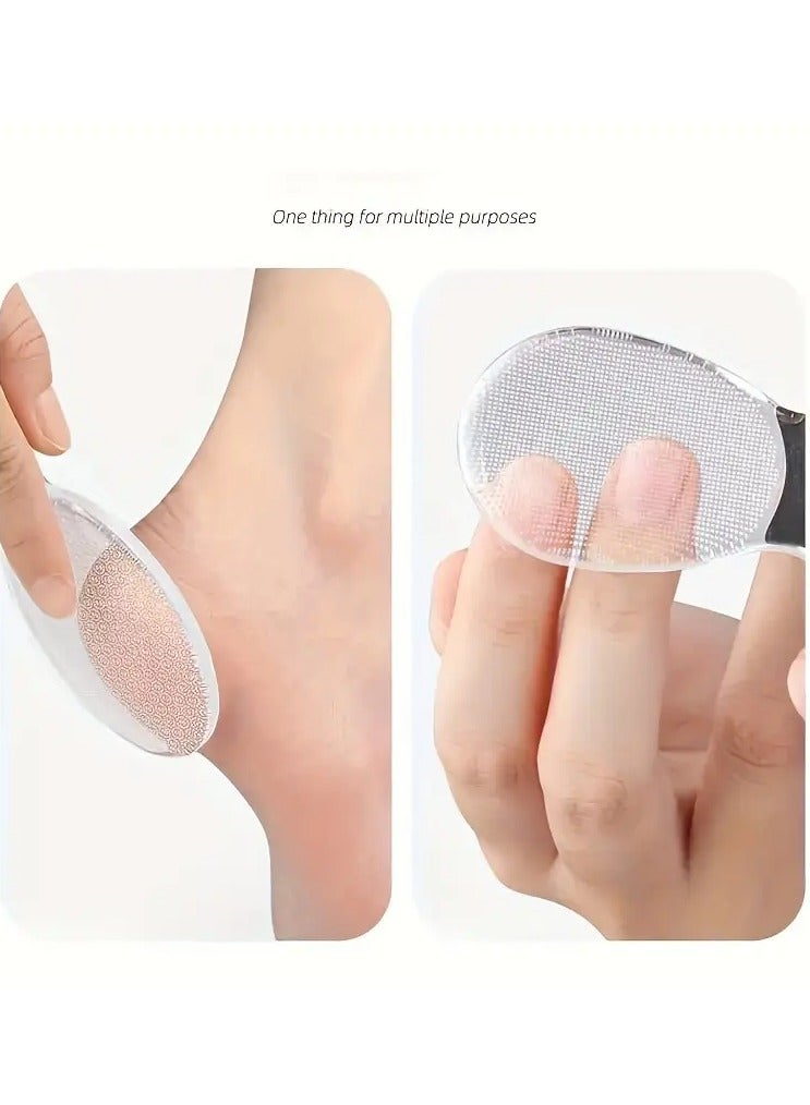 Goolsky Nano Glass Foot File - Dual-Sided Exfoliator, Smooth Feet and Nail Shaping Tool, Professional Pedicure Callus Remover, Unscented, No Electricity or Battery Required, Washable and Reusable - Image 2