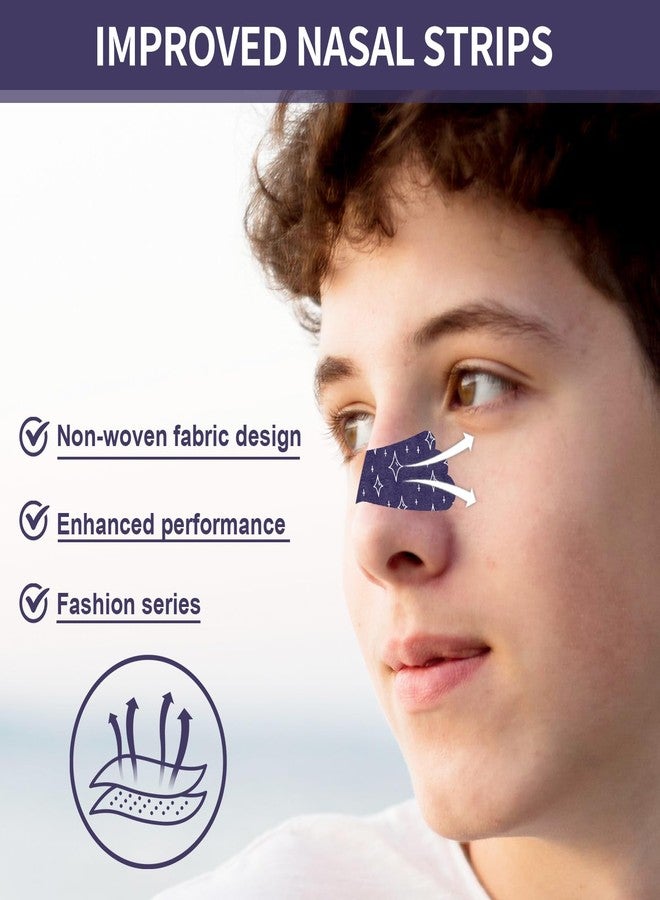 UPMOSTEK Nasal Strips for Snoring - Extra Strength Nose Strips for Breathing - Nose Tape for Sport, Work and Sleep - Anti Snoring Strips Help Stop Snoring (Blue-32PCS - Image 5