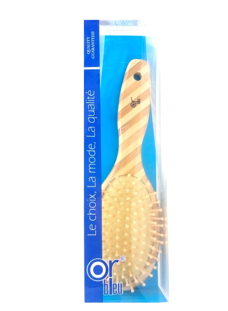Bamboo Paddle Massage Hair Brush Wood