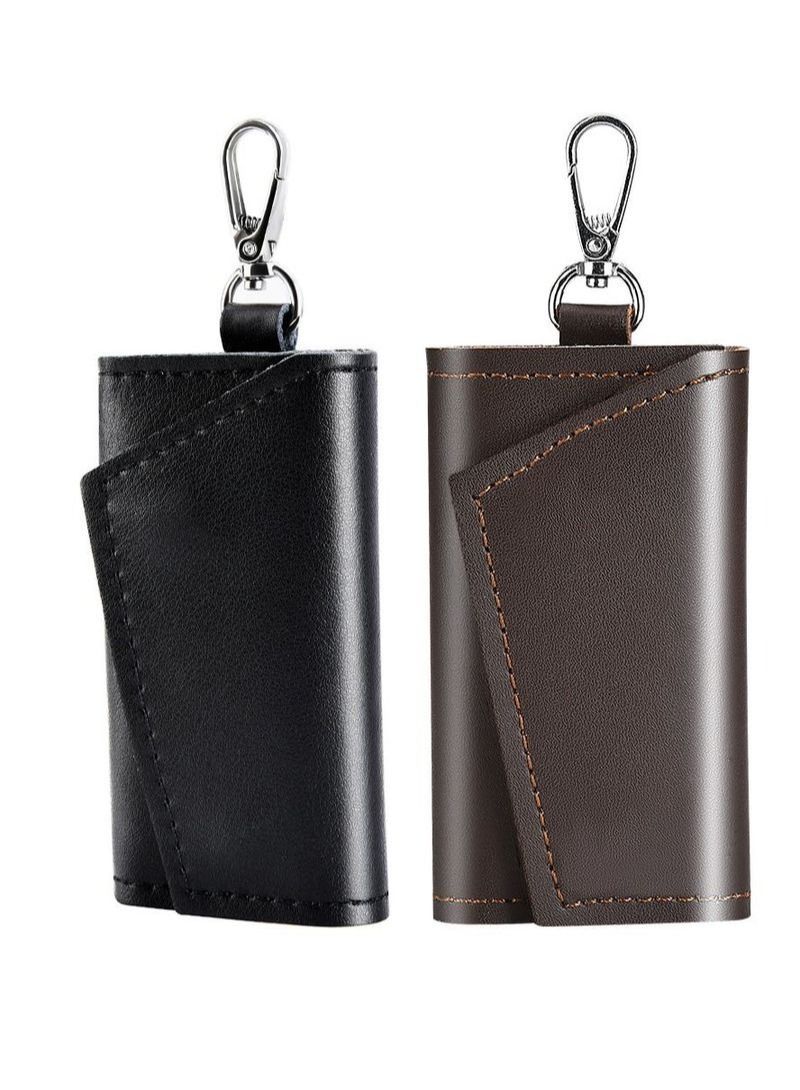 NIBEMINENT 2Pcs Leather Key Case - Image 1