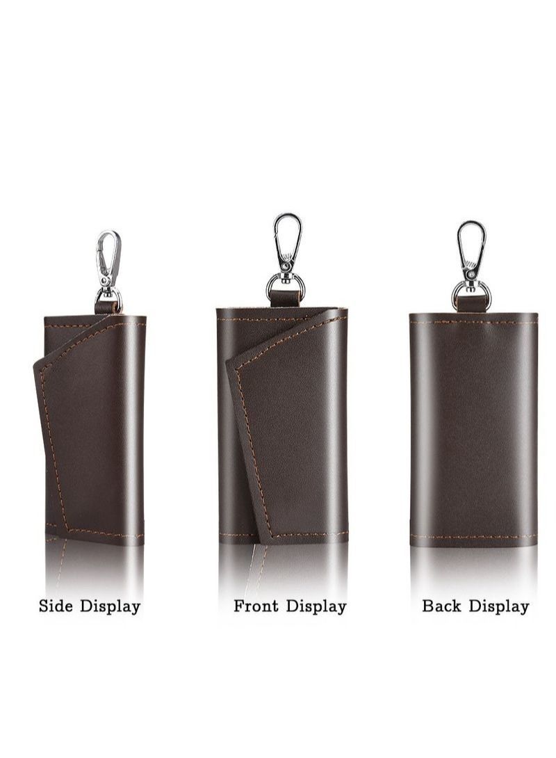 NIBEMINENT 2Pcs Leather Key Case - Image 4