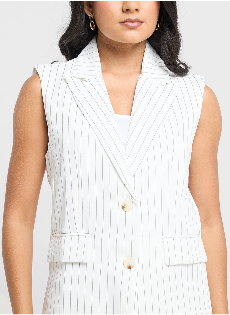 ELLA - Striped Vest - Image 1