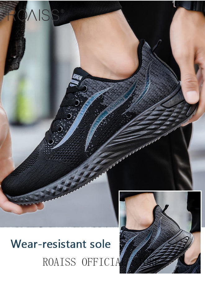 Mesh Men's Casual Sports Shoe Breathable Running Shoes for Men Light Outdoor Hiking Shoes for Men Comfortable Tennis Shoe