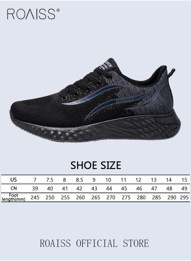 Mesh Men's Casual Sports Shoe Breathable Running Shoes for Men Light Outdoor Hiking Shoes for Men Comfortable Tennis Shoe