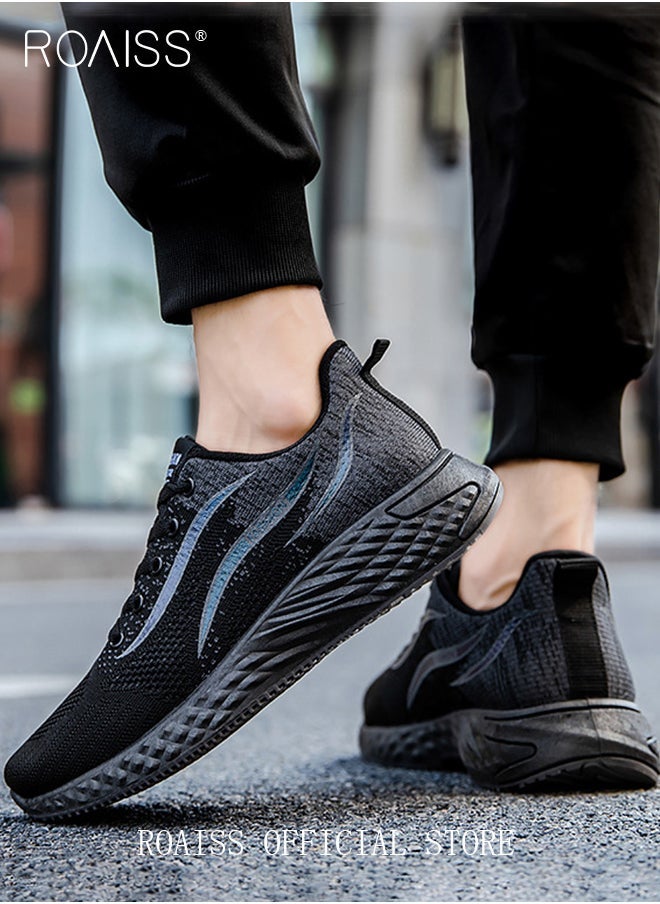 Mesh Men's Casual Sports Shoe Breathable Running Shoes for Men Light Outdoor Hiking Shoes for Men Comfortable Tennis Shoe