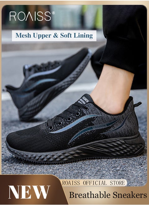 Mesh Men's Casual Sports Shoe Breathable Running Shoes for Men Light Outdoor Hiking Shoes for Men Comfortable Tennis Shoe