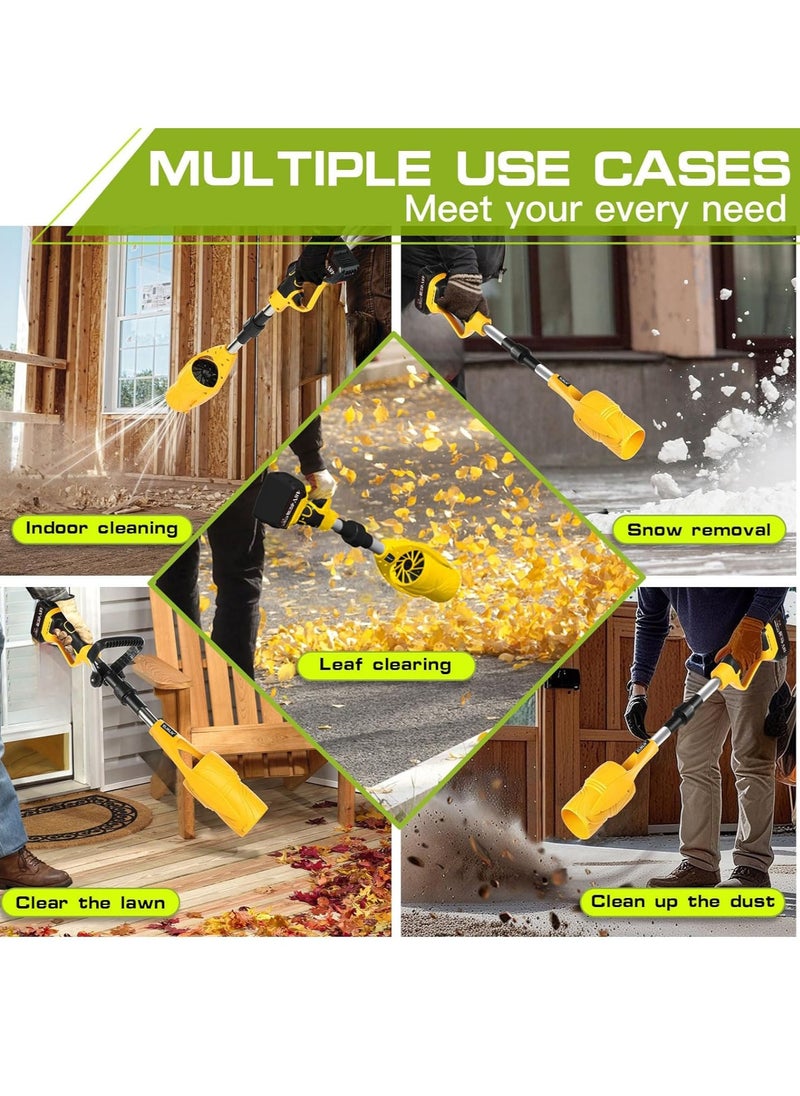 ELIKLIV ELIKLIV Cordless Leaf Blower, 48V Electric Cordless Leaf Blower, Continuously Variable Speed, 520CFM/150MPH Lightweight Leaf Blower for Patio Cleaning, Lawn Care, Yard, Garage  - Image 5