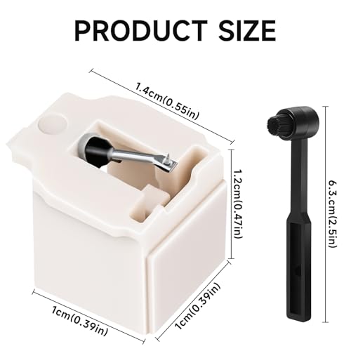 BALLMENT 2 Pack ATN3600L Record Player Needle Replacement with Brush, Diamond Stylus for AT-LP60X/AT3600L/AT-LP2D, Includes Brush - Image 2