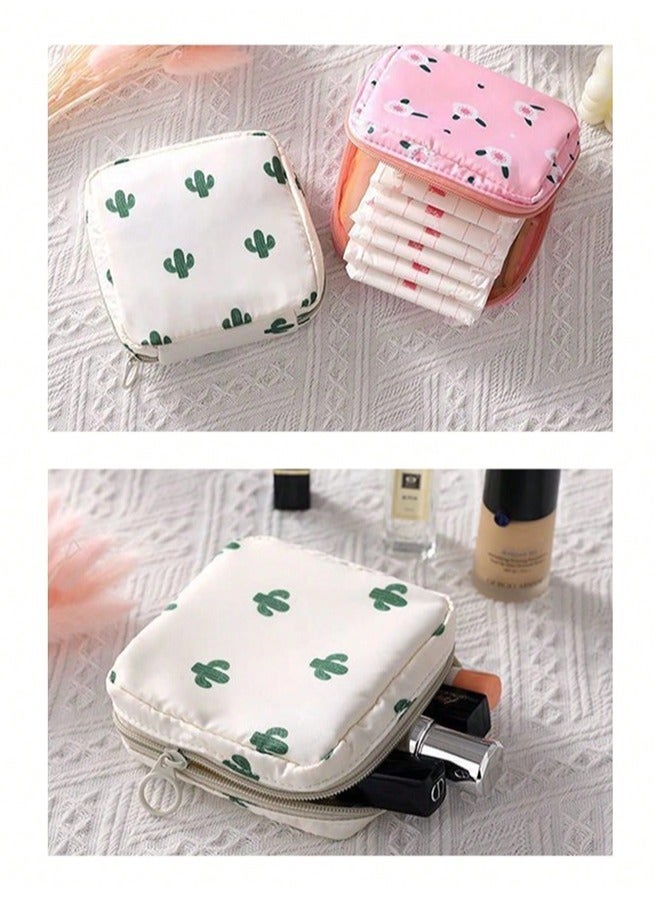 Portable Period Sanitary Pad And Baby Diaper Storage Bag 13 x 13 cm - Image 5