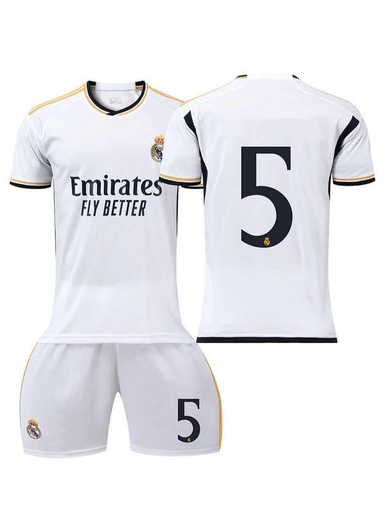SKT Shiketro 2-piece set of Royal Madrid's new #5 football jersey. 