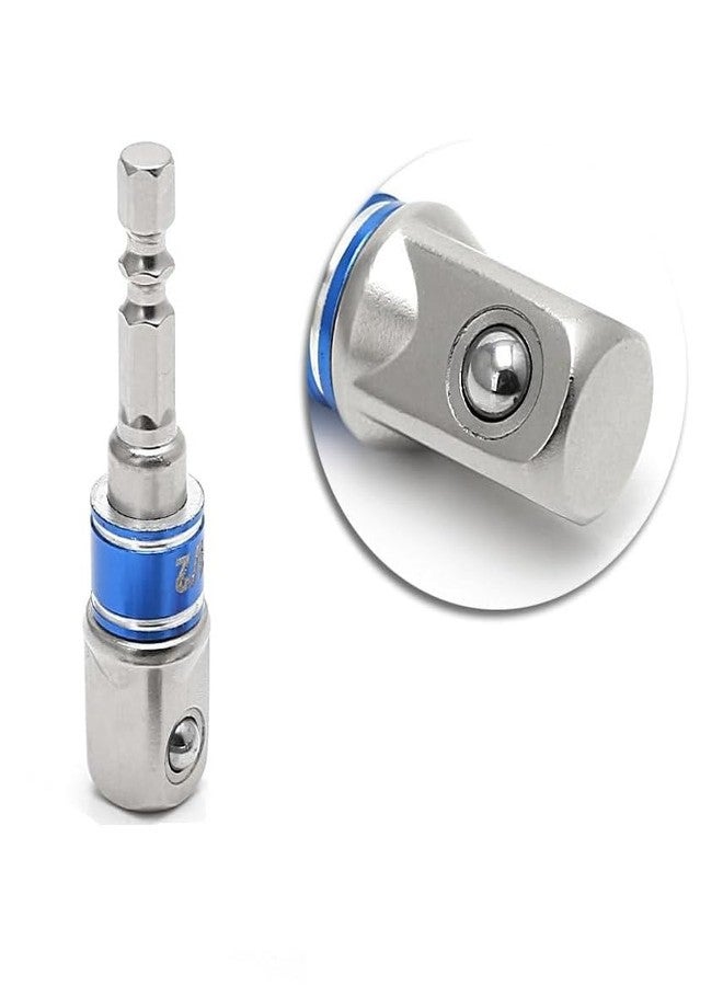 Inditrust Wrench Socket Adapter Drill Bit Hex Shank 1/2"SD Drill Impact Power Socket Extension Bit Nut Driver Square Drive Converter Adaptor (1 piece) - Image 5