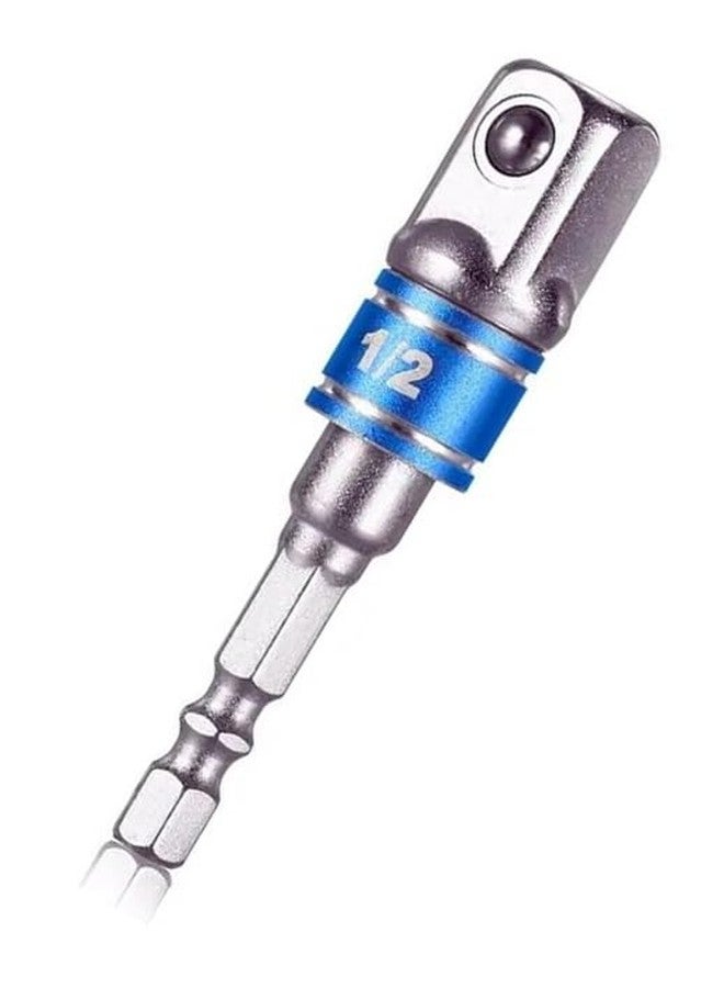 Inditrust Wrench Socket Adapter Drill Bit Hex Shank 1/2"SD Drill Impact Power Socket Extension Bit Nut Driver Square Drive Converter Adaptor (1 piece) - Image 1