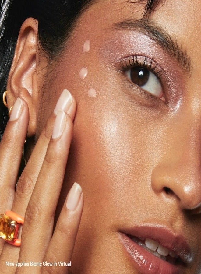 ميلك ميكب مُضيء سائل بيونيك جلو من ميلك ميك أب مع حمض الهيالورونيك - لون خوخي لامع، 26.8 مل | مُضيء سائل مرطب يعزز الإشراقة لإطلالة ندية متألقة - Image 5