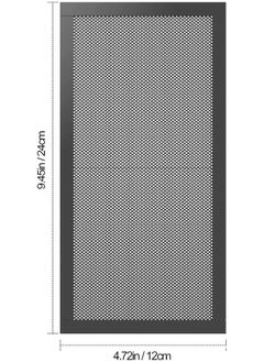 Generic Computer Fan Dust Filter, Pc Dust Cover, Magnetic Fan Dust Filter, Mesh Magnetic Frame, for Pc Case Fan Dust Proof Filter Cover, Grills Black, 120x240mm  - Image 5