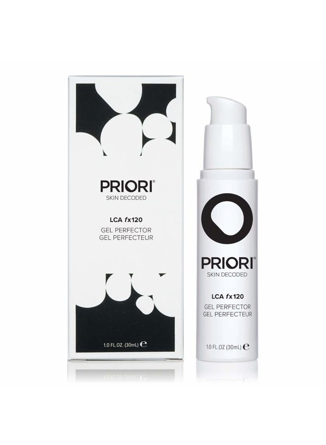 PRIORI Skincare Gel Perfector Face Treatment for Acne, Blemishes, Oily Skin, Blackheads, Shine, Wrinkles Oil Control Salicylic, Lactic Acid, Vitamins A, C, E Fragrance Free 1 fl oz - Image 1