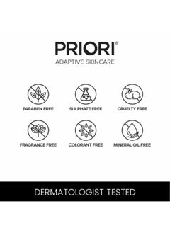 PRIORI Skincare Gel Perfector Face Treatment for Acne, Blemishes, Oily Skin, Blackheads, Shine, Wrinkles Oil Control Salicylic, Lactic Acid, Vitamins A, C, E Fragrance Free 1 fl oz  - Image 5