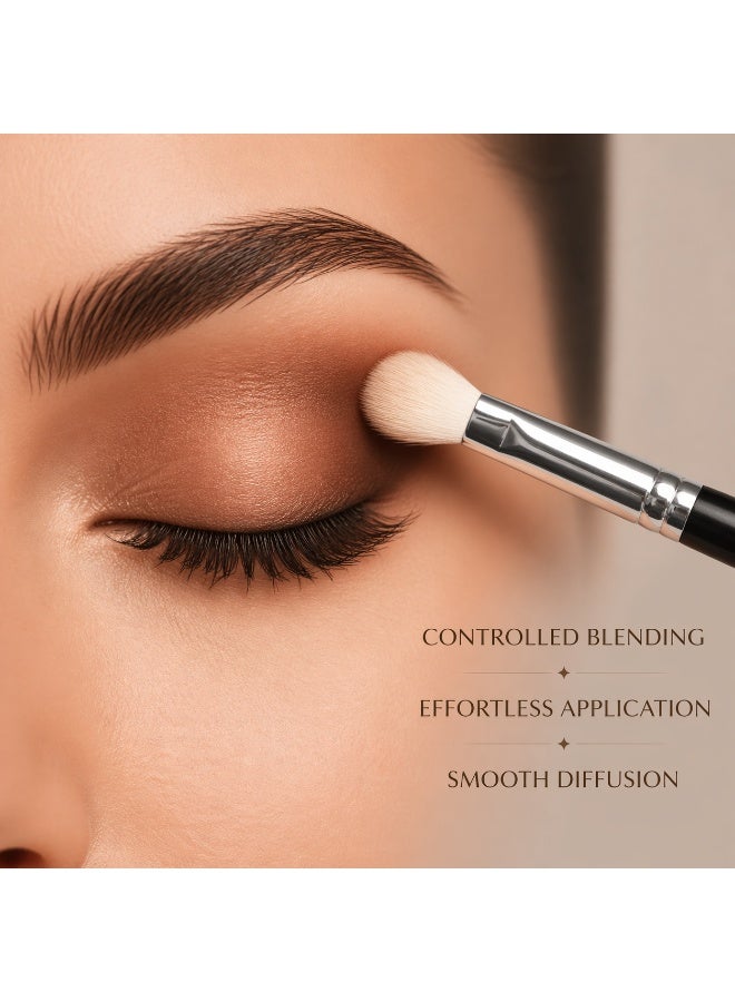 Precision Eyeshadow Blending Brush – Small Detail Eye Makeup Brush for Crease, Outer Corner & Controlled Blending, Soft Dense Bristles for Smooth Eyeshadow Application - Image 5