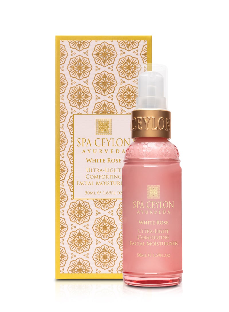 spa ceylon WHITE ROSE - Ultra-Light Comforting Facial Moisturiser - Image 1