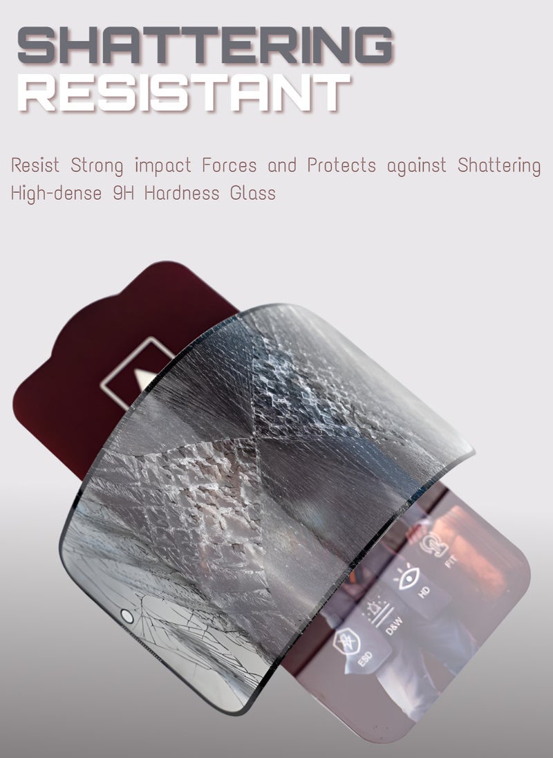 Antistatic ESD Dustproof Premium Quality High Definition Anti-Spy Privacy Tempered Glass Screen Protector Designed For  iPhone XR