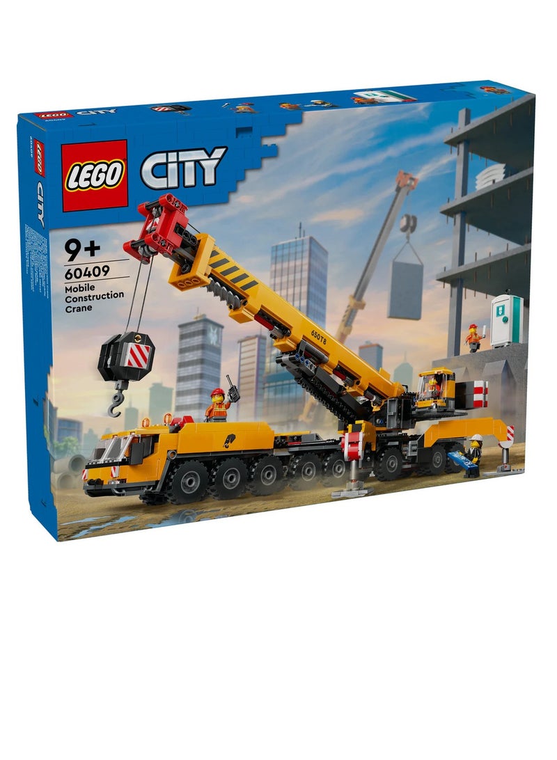 LEGO - City Yellow Mobile Construction Crane 1116 Pieces - 60409 - Image 1