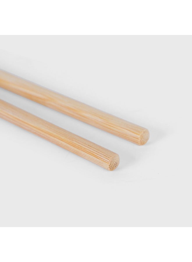 Disposable Chopsticks Hotel Special Carbonized High-end Household Kraft Paper Independent Packaging Convenient Bamboo Chopsticks-Specifications:7 * 7mm * 30cm ]  - Image 4