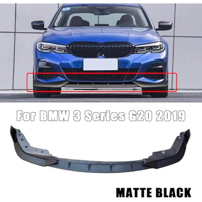 AUSMILA Front Bumper Body Kit Spoiler Splitter for BMW 3 Series G20 G21 G28 2019-2022 - Image 4