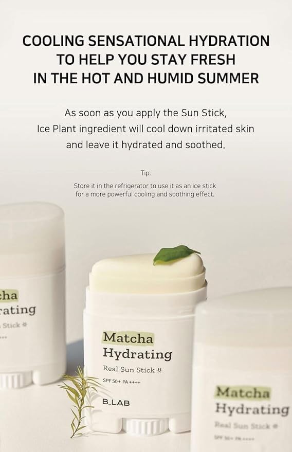 B.LAB Matcha Hydrating Real Sun Stick 21g - Image 4