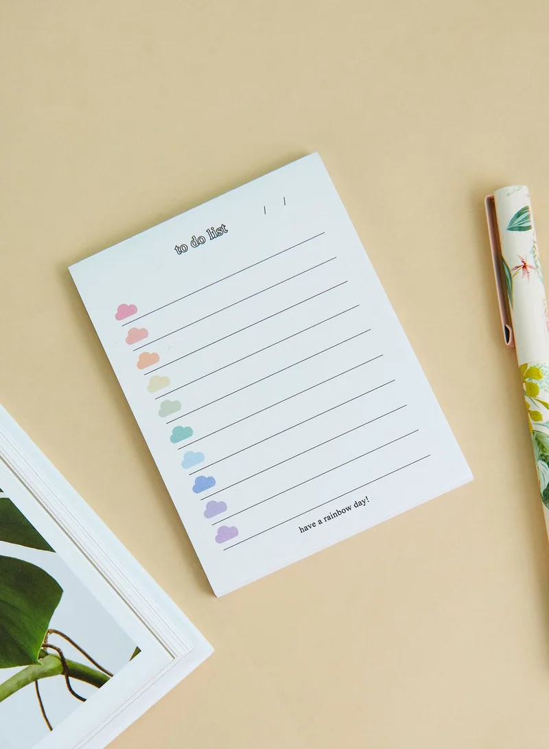 Pink Cactus Cloud Memo Pad