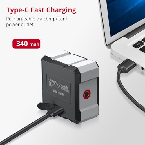 XUNTOP USB Charging Digital Level Box Angle Finder with Laser (Class 2, <1mW Output), 4-Side Strong Magnetic Angle Gauge IP54 Waterproof Inclinometer Level, Saving Effort Hanging Decorations-Gray - Image 5